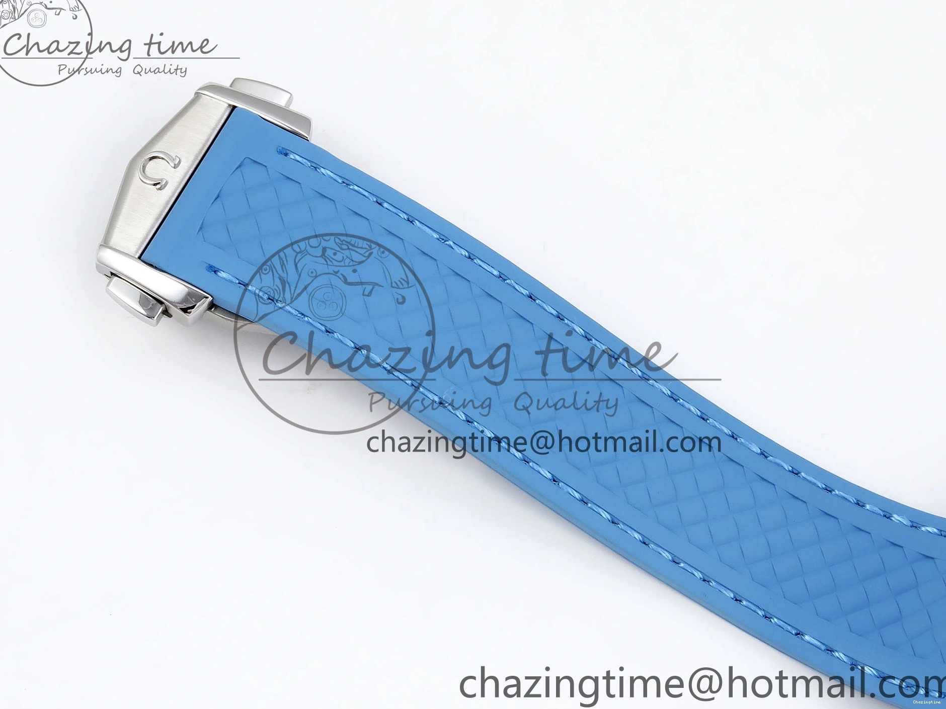 0218 GoAnywhere Aqua Terra 41mm VSF 1:1 Best Edition Summer Blue Dial on Blue Rubber Strap A8900 Super Clone 7719